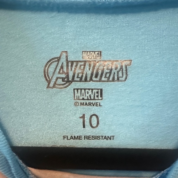 Marvel Avengers Kids Long Sleeve Tee - Blue and Gray - Picture 3 of 4